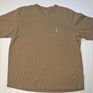 Carhartt Men's Brown Pocket Tee XL